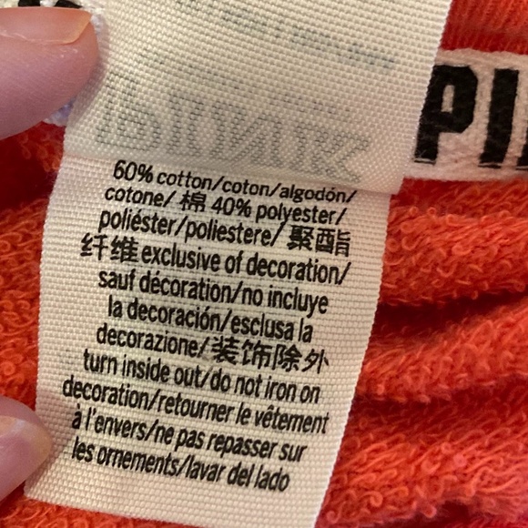 PINK Victoria's Secret Orange Sweatshirt - LAST DAY! - Picture 8 of 8